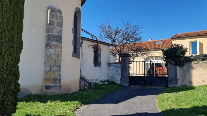 vue du gite le Clos des laves près d'Issoire