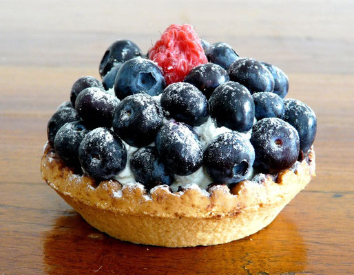 tarte à la myrtille spécialité auvergnate