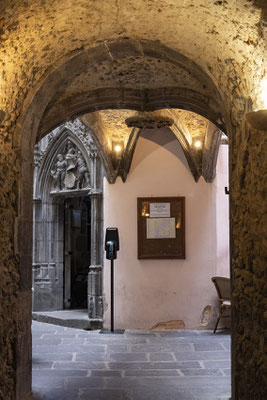 L'entré de la célèbre crêperie Le 1513 à Clermont-Fd