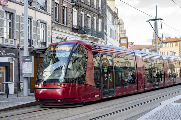 tramway à Clermont-Ferrand