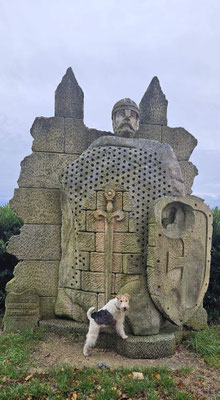 Un château dog-friendly. Photo Claude Le-Bihan