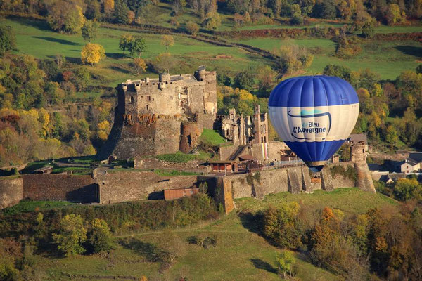 L'Auvergne vue du ciel en montgolfière