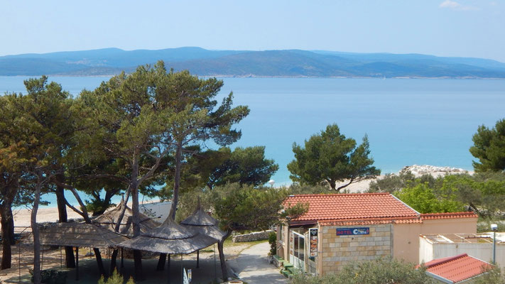 Апартаменты в Промайне первый ряд от моря, отдых с детьми, Макарска ривьера, Хорватия
