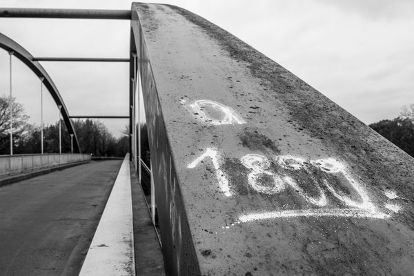 Rheine Altenrheine DEK Schürwegbrücke Grafitti