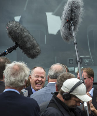 Peer Steinbrück im Bundestagwahlkampf 2013.