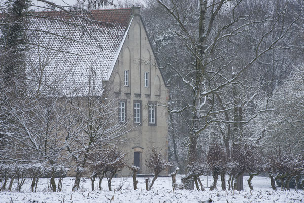 Rheine  Ostflügel Kloster/Schloss Bentlage im Winter