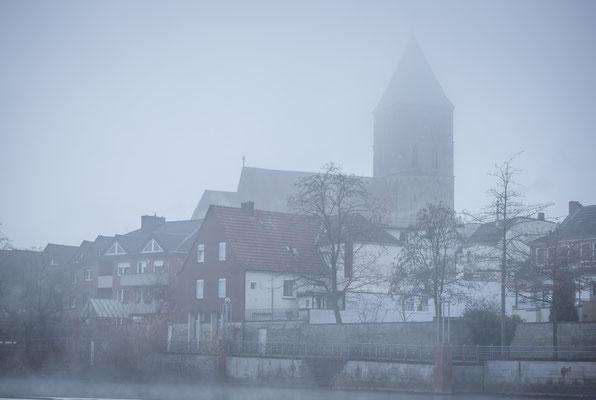 Rheine Altstadt Im Nebel