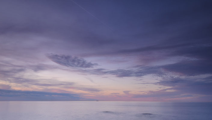 Abendhimmel über der Ostsee bei lohme