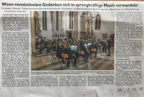 Ventuno Revolution von Gerald Fink 2018