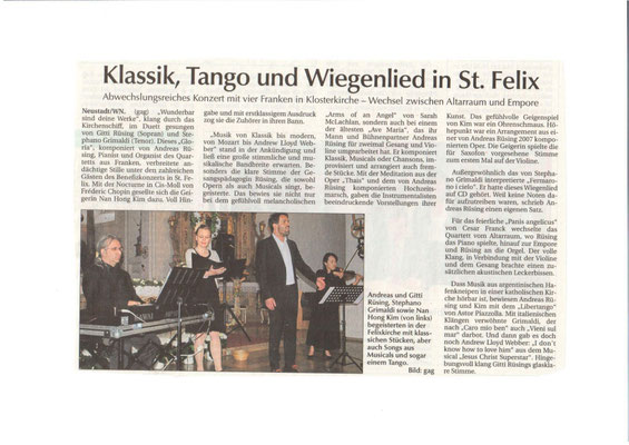 Achat "Voll Hingabe und mit erstklassigem Ausdruck zog sie die Zuhörer in ihren Bann. Das gefühlvolle Geigenspiel war ein Ohrenschmaus." 