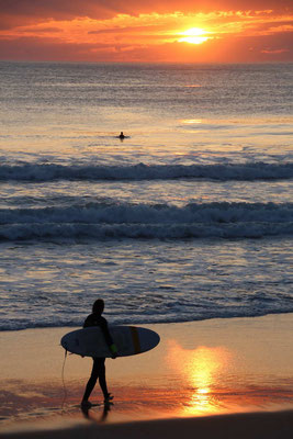 Sonnenuntergänge, Surfen, Atlantikküste, Lacanau Ocean, Frankreich - sunsets, surfing, Atlantic Coast, Lacanau Ocean, France