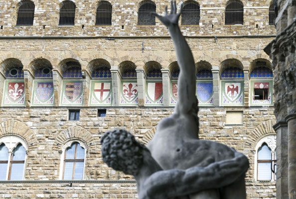 Bogenhalle Loggia del Lanzi Florenz