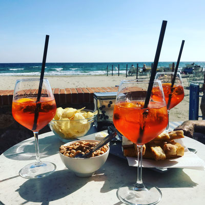 Apericena am Strand