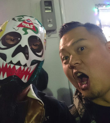 台湾のペインター、Jeffreyさんにやっと会えました。