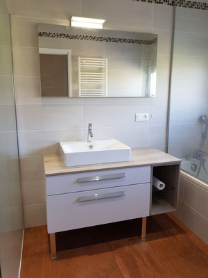 remplacement meuble de salle de bain à Grenoble