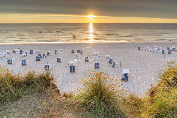 Sonnenuntergang auf der Insel Sylt | Nordsee