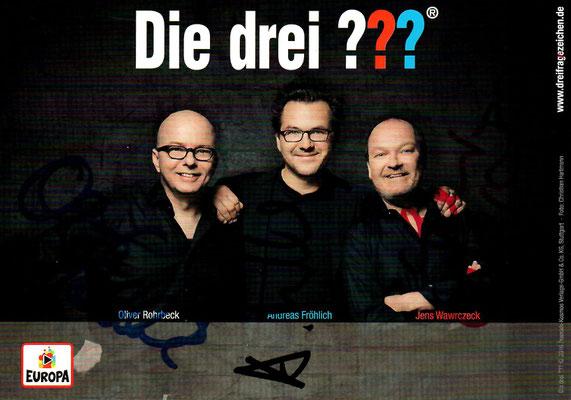 Oliver Rohrbeck, Andreas Fröhlich, Jens Wawrczeck