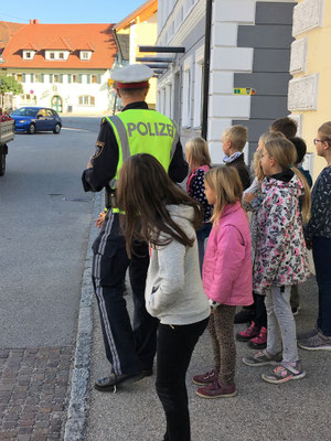Verkehrserziehung mit der Polizei