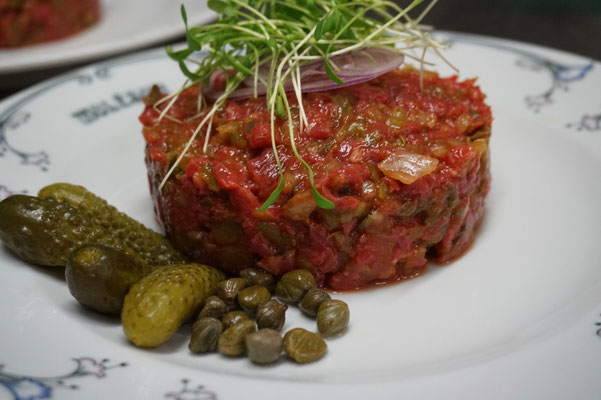 Tartar de Boeuf de Pays coupé au couteau
