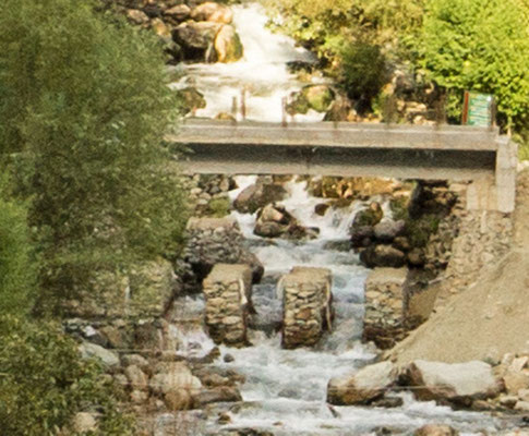 New bridge, beneath the stones of the old