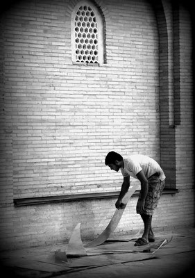 Tashkent, Uzbekistan - Sheet metal worker