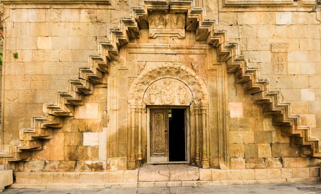 The entrance of Surb Astvatsatsin Church 