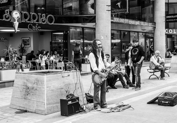 Yerevan, Armenia - Street musician