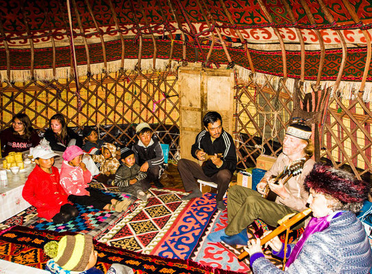 Concert in the yurt