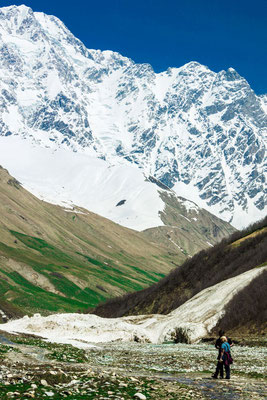 Along the Enguri River to the Shkhara Glacier