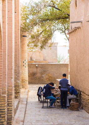 Khiva hand wood carving school