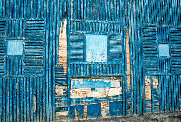 wood cladding on a house