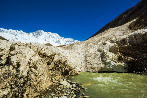 Along the Enguri River to the Shkhara Glacier