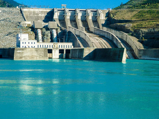 Hydroelectric power plant near Borcka