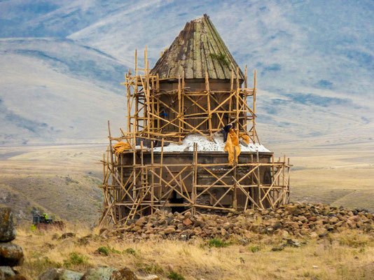 Turkey launched a project to conserve the ancient cathedral and a church in what is seen as a gesture of reconciliation toward neighboring Armenia