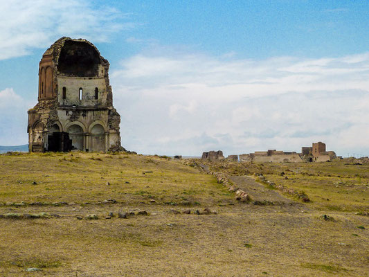 The remains of the church of the Holy Redeemer