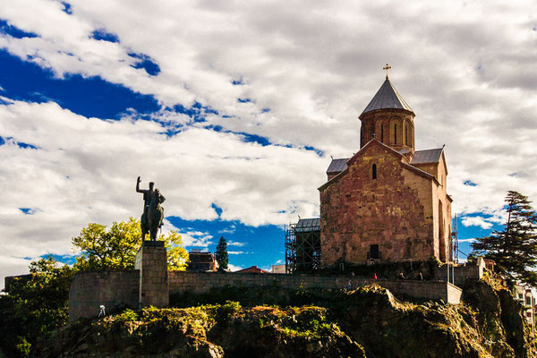 This is where Vakhtang Gorgasali built his palace, and the site’s first church, when he made Tbilisi his capital in the 5th century