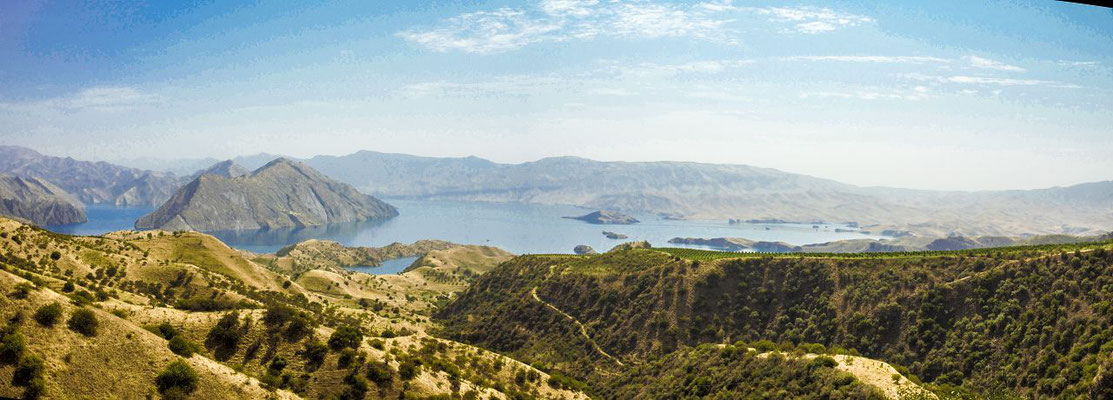 the Nurek reservoir