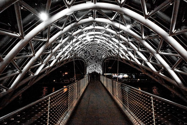 The glass roof lit by more than 1,200 LEDs for maximum twinkle