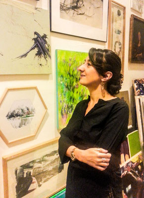 Eva Khachatryan, owner of the Dalan Art Gallery. She an independent curator and a member of AICA Armenia