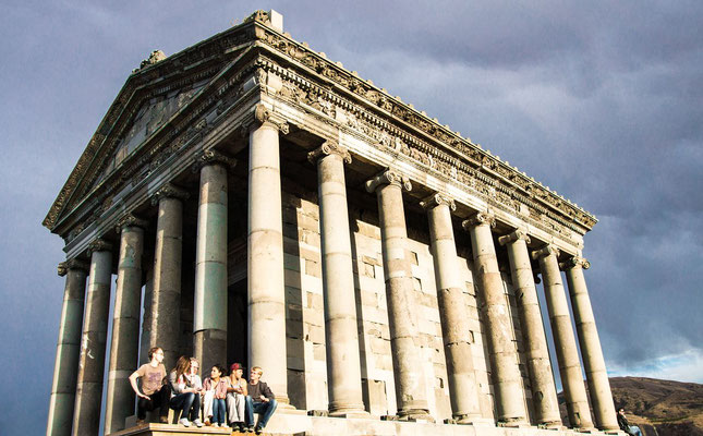 The hellenistic Temple of Garni, Armenia, the best-known structure and symbol of pre-Christian Armenia