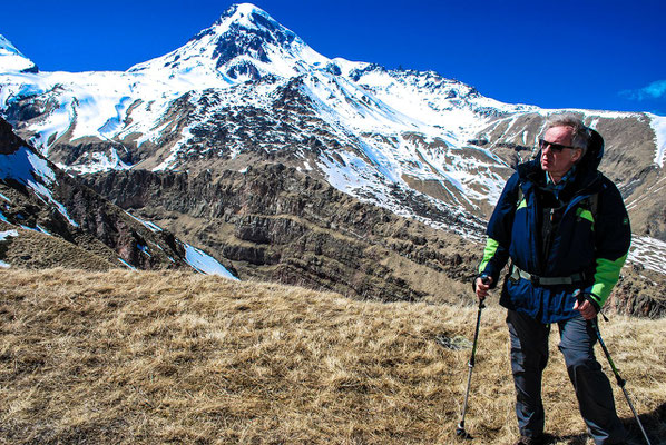 Mount Kazbek is associated with the legend of Prometheus, who was chained on the mountain in punishment for having stolen fire from the gods and having given it to mortals