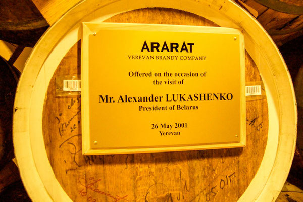 here an example: a barrel filled for Mr. Lukashenko, President of Belarus