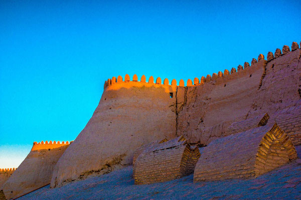 the walls at sunset