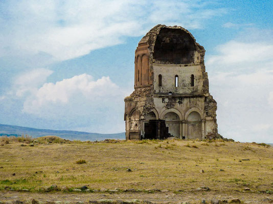 The remains of the church of the Holy Redeemer