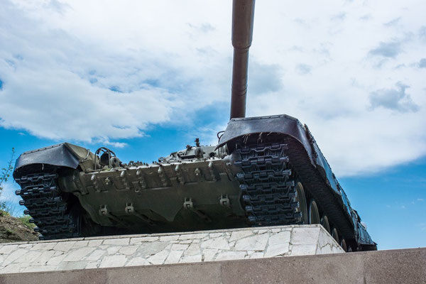 Gagik Avsharyan's restored T-72 tank