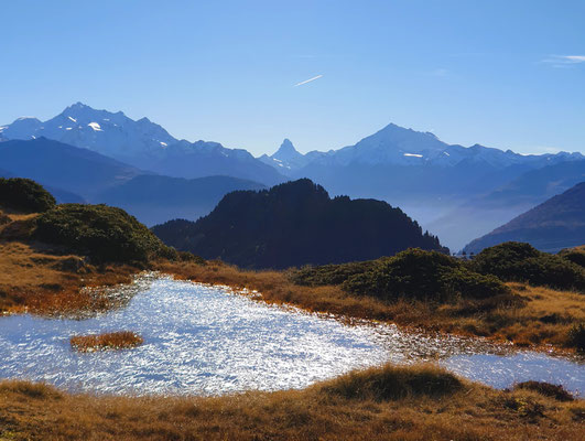 Herbststimmung auf dem Aletschplateau