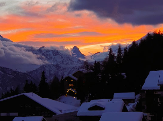 Abendstimmung mit Matterhorn