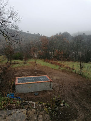 Travaux installation phyto épuration