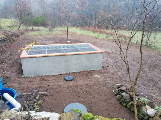 Travaux installation phyto épuration
