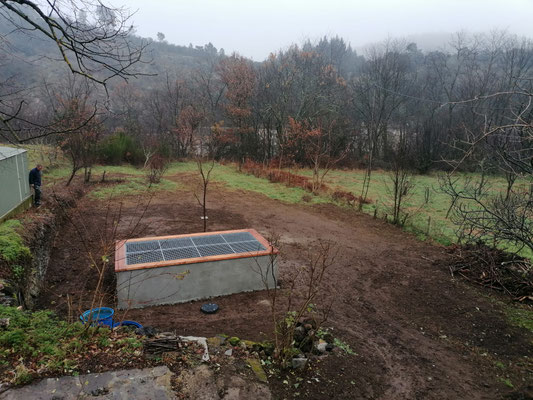 Travaux installation phyto épuration